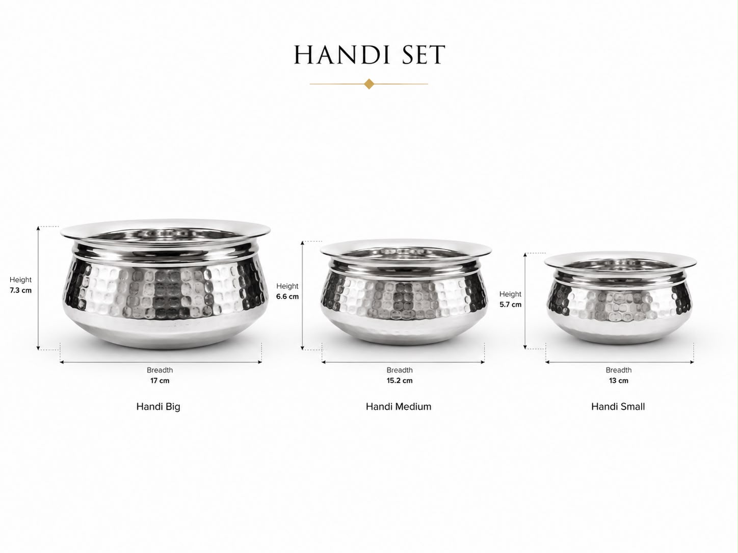 3-Piece Handi Serveware Set AH-108 Moradabad